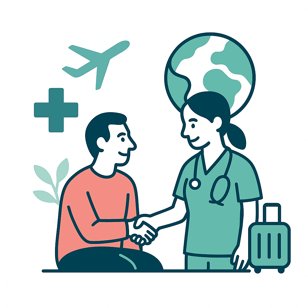 Medical staff or clinic environment